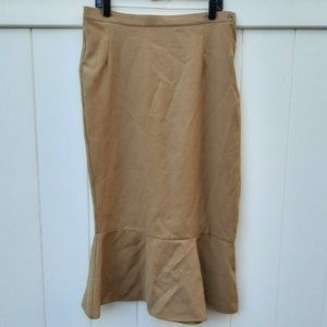 Tan Long Skirt Size L